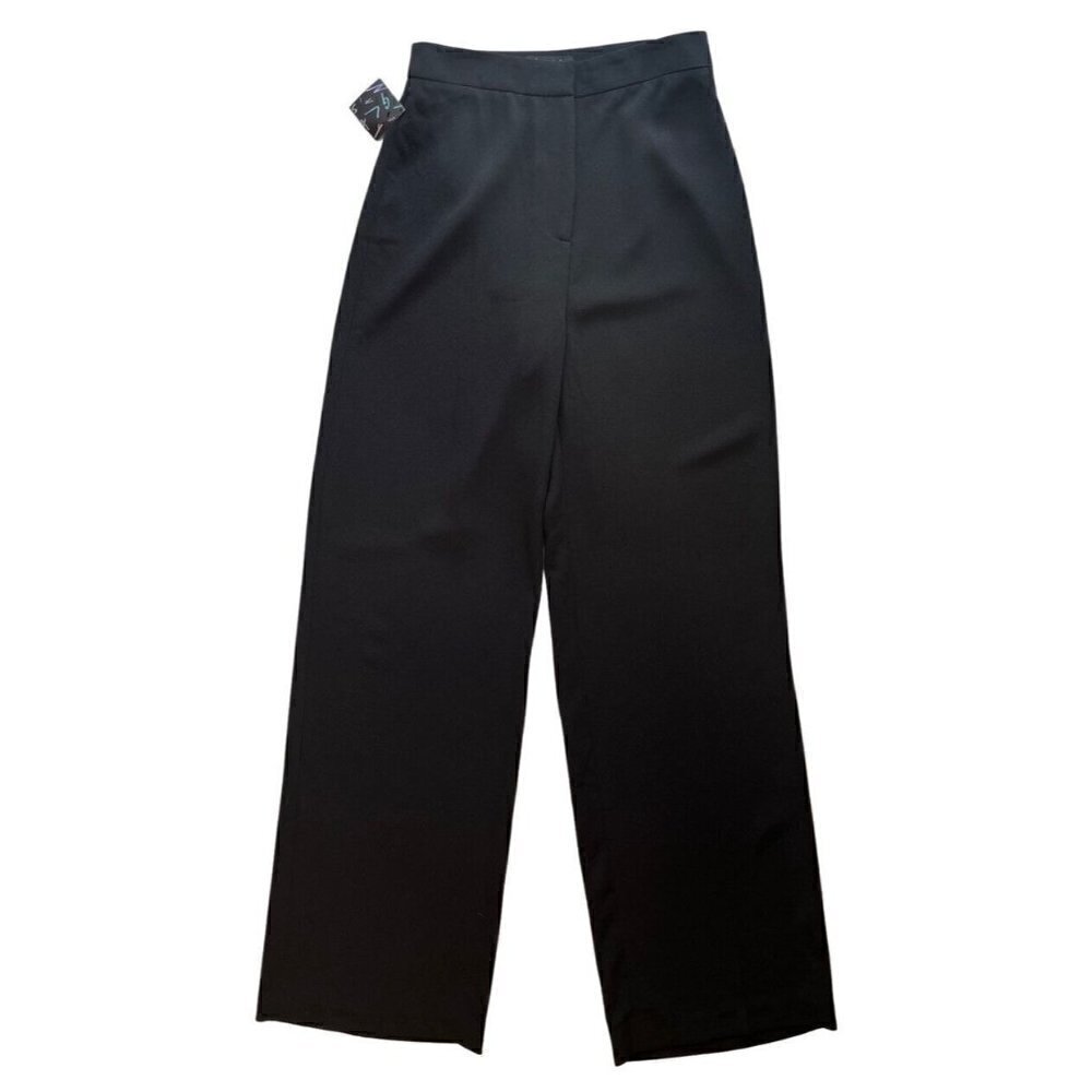 Nasty Gal Black Wide Leg High Waist Palazzo Pants Size S - Picture 11 of 14